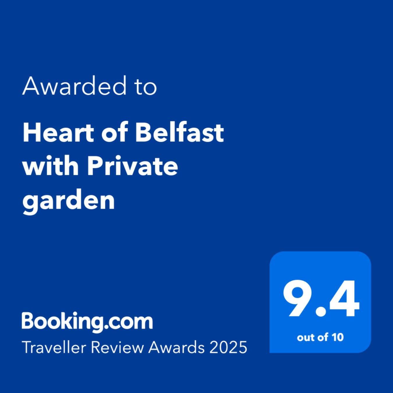 Heart Of Belfast With Private Garden Villa Buitenkant foto